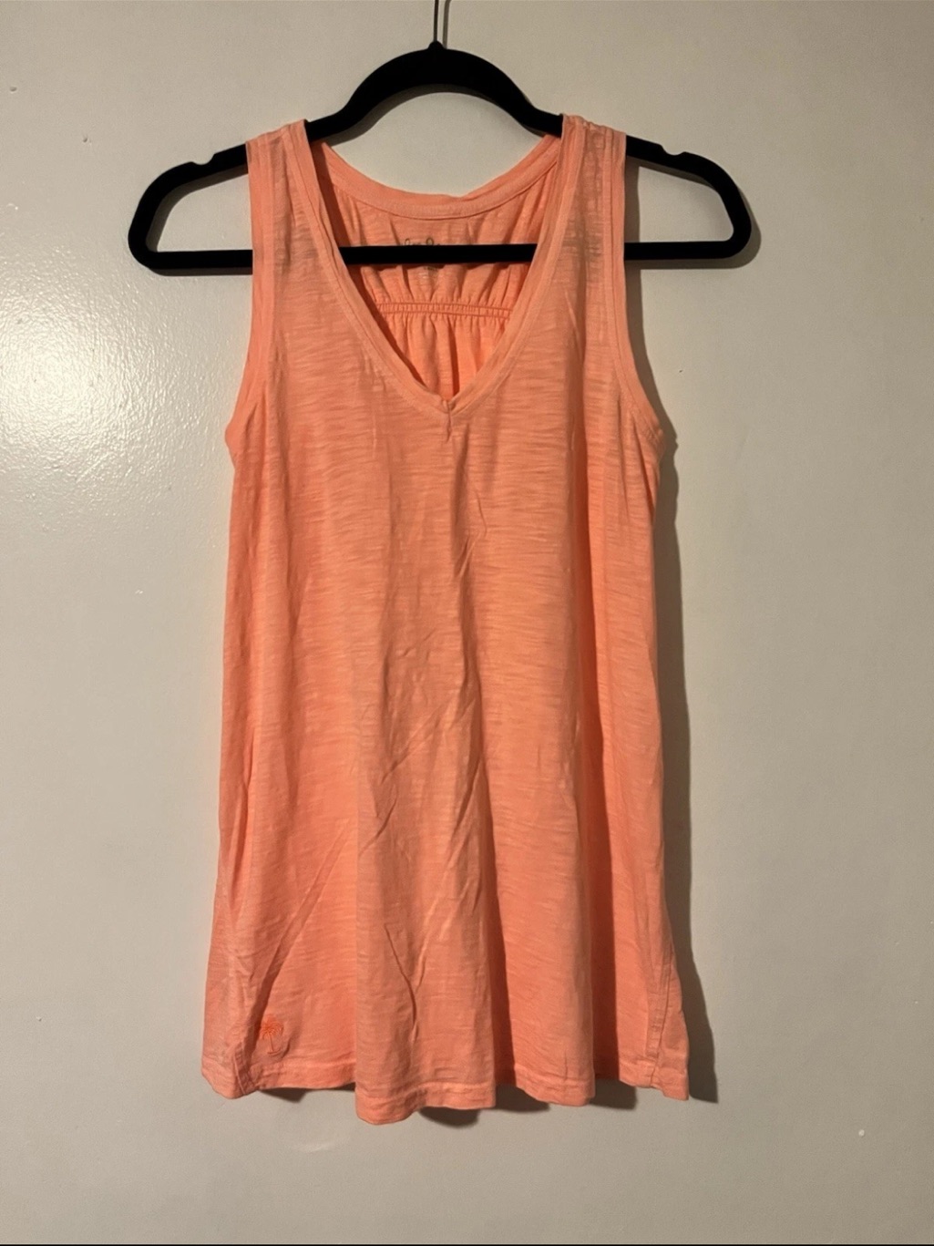 Lilly Pulitzer Peach V-Neck Tank Top